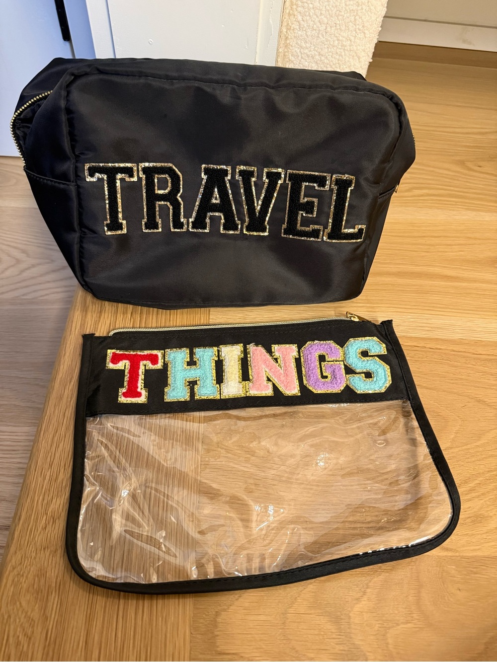Travel cosmetic bags lot
